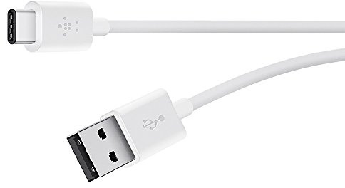 Belkin Cable de Carga USB 2.0 USB-A a USB Type C (USB-C) de 3 m con certificación USB-IF, Blanco