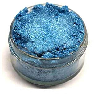 KandyDip Effektpigment Blizzard Blue Pearl Perlglanz Metallic Farbpulver Pigment für Epoxidharz Autolack Sprühfolie Aquarell Seife Powder (25 Gramm)