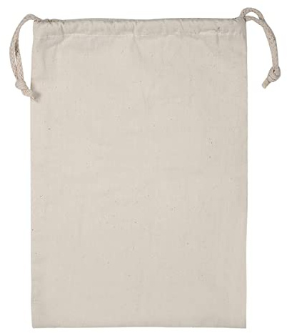 Borsa di Stoffa di Cotone Con Cordoncino - Traspirante, Antipolvere per Stoccaggio, Viaggio, Uso Domestico e Vestiti Sporchi (22 * 28 cm)
