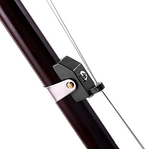 Erhu Qianjin Universal Urheen Saitenbefestigungsteil Einstellbar Multifunktionales Musikinstrument Zubehör Ersatz Schwarz