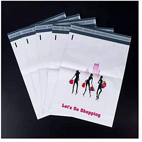 LIANYG Versandbeutel 50 Teile/los wasserdichte Mail Taschen gedruckt Poly Mailer verpackung umhüllungen self snover kurierer aufbewahrungsbeutel Kleidung maise mit 334 (Color : 30x39x4cm)