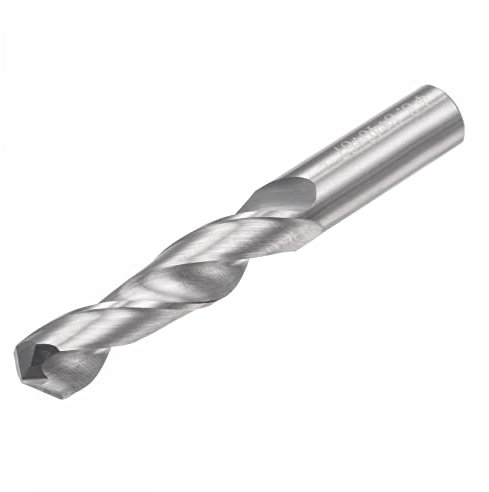 sourcing map Spiralbohrer Vollhartmetall, C2/K20 Wolframcarbid Gerader Schaft Spiralflöten Bohrschneider 8,8mm