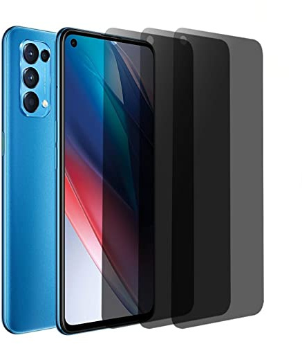 nulala 3 Piezas Protector Pantalla de Privacidad para OPPO Realme GT Neo 2, Antiarañazos, Sin Burbujas, Dureza 9H Película Cristal Vidrio Templado Antiespia para OPPO Realme GT Neo 2