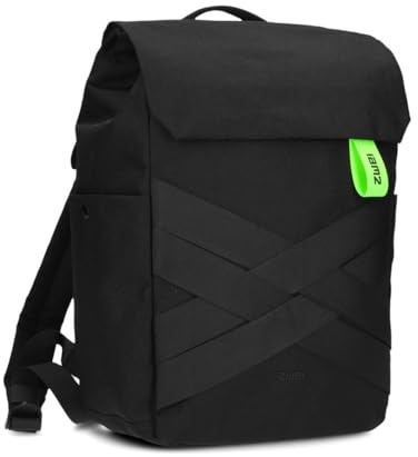 Unisex Rucksack Alex ALR130 sportlicher Tagesrucksack 9 Liter für Damen Herren & Teenager, Laptop-Rucksack mit gepolstertem Laptopfach, moderner Schulrucksack mit bequemer Rückenpolsterung (black)