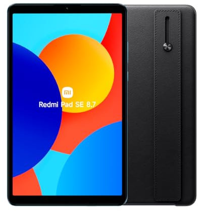 Xiaomi Redmi Pad SE 8,7 + Housse - Tablette 8,7 LCD (MediaTek Helio G85, 4 Go de RAM, 64 Go de ROM, WiFi + Bluetooth 5.3, Batterie de 6650 mAh), Bleu (Version ES)