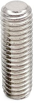 YZADSXCL 10 Stück M5 M6 Länge 4–40 mm 316 A4 Edelstahl Marine Grade Sechskant Innensechskant Flachspitze Madenschraube Stellschraube(12mm,M6 10pcs)