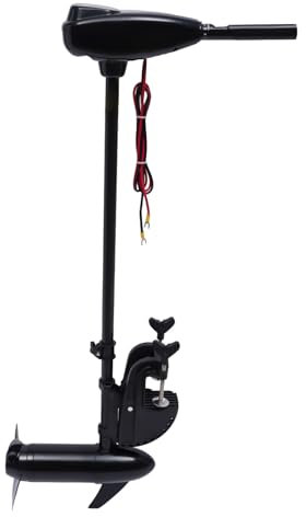 Outboard Motor,12V 80LBS Thrust Electric Trolling Outboard Motor Kayaks Boat Engine Heavy Duty,Suitable Inflatable Fishing with Marine Engines,Kayaking,Freshwater and Saltwater