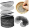 SWEETBIUTI 100pcs Écran de jardinière 2 ＆ 4 Pouces Barrière de substrat de Maillage Rond Empêcher la Perte de Sol et Le pavillon de Drainage antidérapant pour Les Pots de Plant