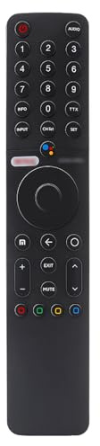 FOXRMT Reemplazo Mando a Distancia xiaomi Voz Bluetooth Compatible con Google Voice Assistant para Mando xiaomi MI P1 32 43 55 Q1 75 Series Android Smart TV(XMRM-19)