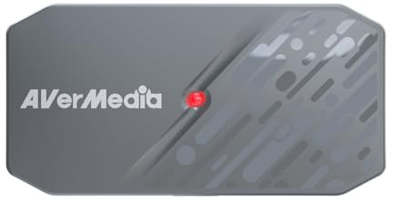 AVerMedia 4K60 HDMI-Capture-Karte für DSLR, Camcorder, GoPro, niedrige Latenz für Live-Streaming & Videokonferenzen auf OBS, Zoom, Twitch, kompatibel mit Windows, Mac, iPad und PC, CamStream 4K