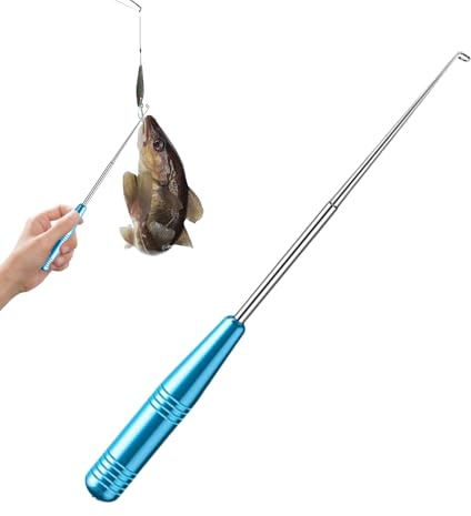 GkgWuxf Dispositivo di rimozione dell'amo da pesca, facile da rimuovere, antiscivolo, ergonomico, attrezzatura di sicurezza per acqua salata