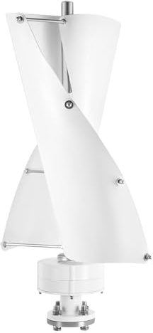 Vertikale Windturbine 100W Generator, Vertical Wind Turbine Generator, Wetterfest IP67, für Haus, Garten, Wohnmobil, Boot & Straßenbeleuchtung (24V)