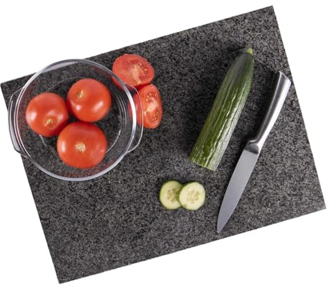 Natural Granite Chopping Board | Worktop Saver | Large Chopping Boards for Kitchens | Countertop Kitchen Worktop Protector | Suitable for Meat, Fish & Vegetables