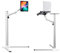 ThingyClub® Universal Aluminium Laptop Tablet Multi Function Floor Stand Tilt Swivel Single Arm Support Holder €7986€79.86