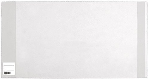20 x HERMA Buchschoner PP mit Lasche transparent (20er Pack | 265 × 540mm)