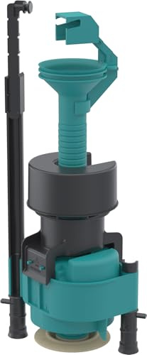Geakv WISA (eine Marke von Fluidmaster) Ventil für Spülkasten SPK 2136DF Quadro, Dual-Flush-Auslassventil, 50 mm (2 Zoll) Auslass, Frontsteuerung eingebaut in Spülkästen (SKU-8050801523)
