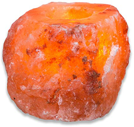 Giggi Photophore en sel de l'Himalaya pour bougie chauffe-plat, bougie chauffe-plat rose naturel en sel rose de l'Himalaya, bougie chauffe-plat, bougie d'aromathérapie pour accessoires de méditation