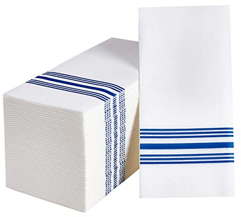 Vplus 150 PACK Guest Towels Disposable Bathroom, Decorative Bathroom Napkins, Soft, and Absorbent Disposable Paper Hand Towel for Dinners, Kitchen, Parties, Weddings, Christmas Party