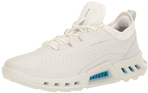 Ecco Uomo Golf Biom C4 Leather Textile White Formatori 41 EU
