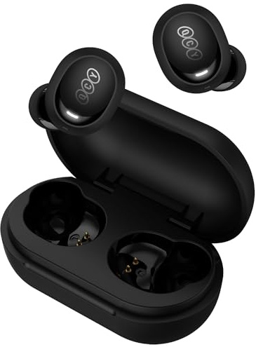 QCY ArcBuds Lite Wireless Earbuds, Dual-Mic ENC Noise Cancelling, Bluetooth 5.3, Touch Control, Customized Hi-Fi Sound, In-Ear Deep Bass Kopfhörer, wasserabweisend & 32H Akku - Schwarz