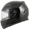 MTR S-6 Evo Integralhelm, Motorradhelm ECE 22.06 Zertifiziert - Maximale Verkehrssicherheit, Robuster & Leiser Motorrad Helm, Kinn & Kopf Belüftung, Roller Helm Herren & Damen, Schwarz, XL
