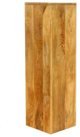 Oriental Galerie Säule Holzsäule Dekosäule Podest Ständer Sockel Blumenständer Holz Natur klein 65 cm
