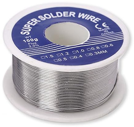 lötzinn mit Flussmittel,1 mm 100g Solder Mit Kolophonium Kern,Soldering Wire,lötdraht für Elektronischen Elektrolöten Heimwerken und Reparatur