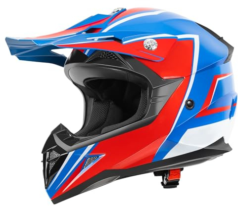 Casco Motocross Integrale Motard Downhill - YEMA YM-915 Caschi Moto Cross Integrali DH ECE Omologato Donna Uomo