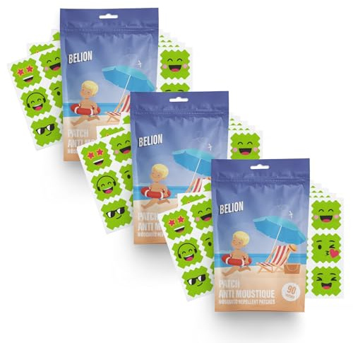 Parche Repelente de Mosquitos | 270 PCS Pegatinas Antimosquitos para Niños | Previene las picaduras de mosquitos y plagas | Repelente de insectos natural