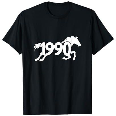 1990 Cheval - Année du Zodiaque Chinois personnalisé T-Shirt