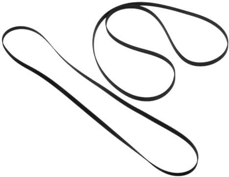 SEWACC Lot de 2 Courroies en Caoutchouc Résistantes pour Lecteur Cassette et Magnétophone, Solide et Anti-Usure, pour Usage en Extérieur et Sport