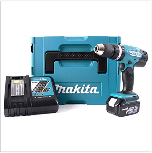 Makita DHP 453 RF1J Akku Schlagbohrschrauber 18V 42Nm im MAKPAC + 3,0 Ah Akku + Ladegerät
