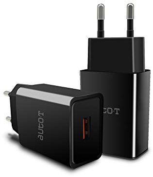 AUTO-T Mini-Prise Chargeur Mural de Voyage USB 2,1A