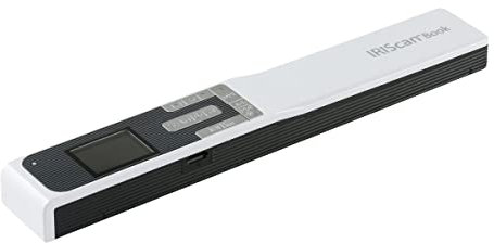 IRIScan Book 5 handscanner : 12PPM simplex | dokumentenscanner | Stromversorgung USB | Akku Lithium | scan to USB | scan to SD Card | scan to Word - PDF | 1200dpi | WinMac