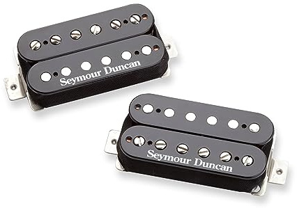 Seymour Duncan Hot Rodded Humbucker - Black Set - High Output Electric Guitar Pickup