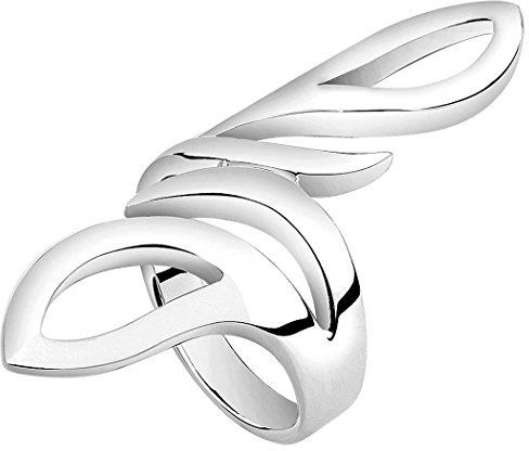 Nenalina Ring Silber 925 Damen Silberring Damenring polierte Oberfläche