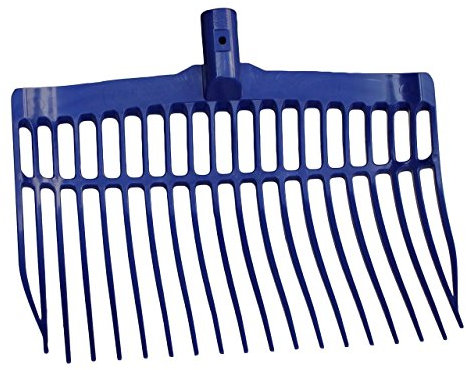 Fourche à fumier en plastique (bleu).