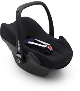 Dooky 126806 Seat Cover 0+ Black Uni Cubierta para el Asiento de Coche del bebé (para Sistema de cinturón de 3 y 5 Puntos, Grupo de Edad 0+, Adecuado para la mayoría de Las Marcas), Negro