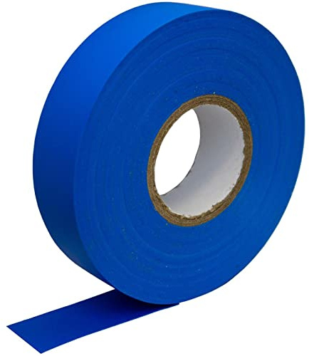 Lumonic 5 Rollen PVC Isolierband 19mm x 33m Klebeband blau Isoband I Geeignet für Elektriker und Bastler I Isolierklebeband in verschiedenen Längen und Farben