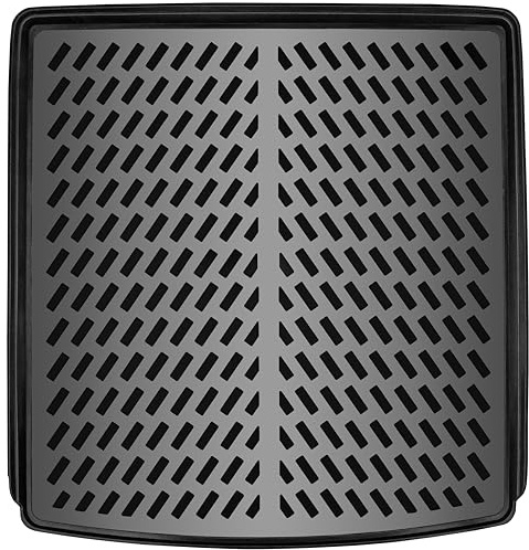 ELMASLINE 3D Kofferraumwanne für SEAT Leon IV (2020–2026) Kombi (Sportstourer) | oberer Ladeboden | KL | Antirutsch mit 5 cm hoher Rand – Zubehör Kofferraummatte