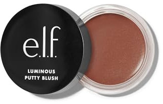 e.l.f. Luminous Putty Blush, Putty To Powder Blush With A Shimmer Finish, Lightweight, Buildable Formula, Maui