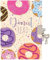 Sixstore A6 Undatiertes Mädchen Top Secret Tagebuch mit Trennband, Schloss und Schlüssel, 15 x 11 cm, Donut