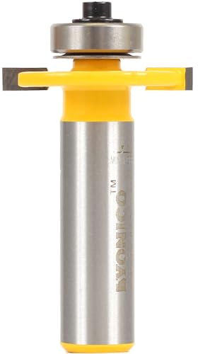 Yonico Biscuit Cutter Joint Slot Router Bit #0 1/2-Inch Shank 14083