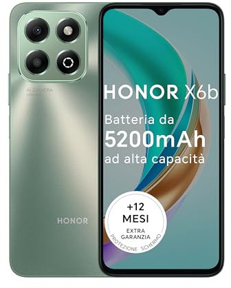 HONOR X6b LTE Cellular Phone Green + extra 12M garanzia schermo