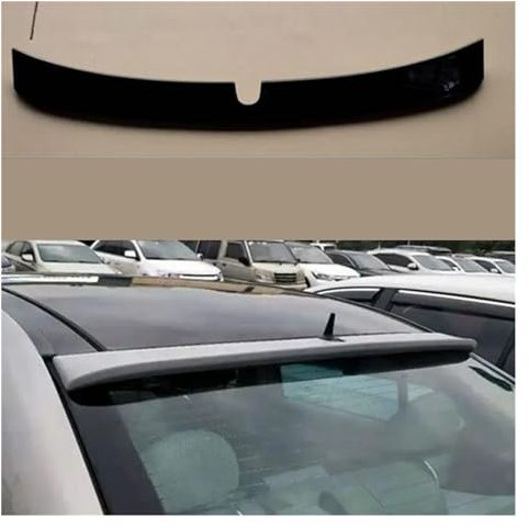 Spoiler Flügel Auto Hinten Flügel Farbe Heckspoiler Für W211 Spoiler 2002-2009 Für Benz W211 Für E-klasse E200 E260 Dach Spoiler ABS Kunststoff Material Heckspoiler(Roof Unpainted)