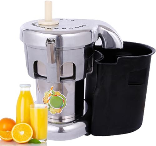 550 W Cold Press Juicer, Juice Extraction Machine för färsk frukt och grönsaker. Centrifugaljuicer i rostfritt stål med automatisk slagguttag (B)