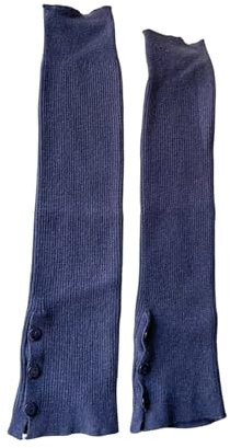 LUOFENG Schöne Beinstulpen für Damen und Mädchen, Winter, gestrickt, Beinstulpen, Gothic, gehäkelt, Baggy Cuffs, Knöchel, hohe Socken