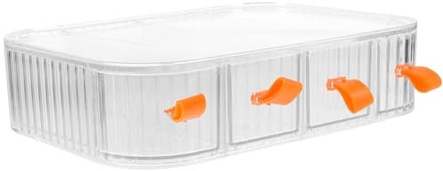 BUGUUYO Brillenaufbewahrungsbox Mit Transparente Sonnenbrillenhalterung Für Effiziente Brillenorganisation Vielseitig Einsetzbar Für Sonnenbrillen Schmuck Und Kosmetik