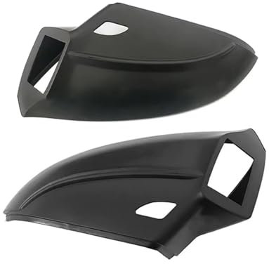 Spiegelkappe Für VW Für Golf MK7 Für GTI 7 MK7.5 R Ersatz Auto Vorderseite Rückspiegel Basis Abdeckung Unten Unteren Halter Rückspiegelkappe(Pair with Hole)