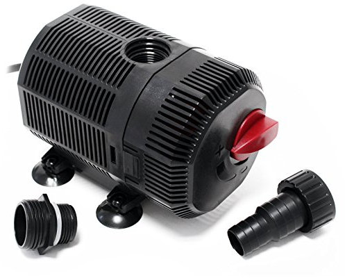 SunSun CQB-2000 SuperECO Teichpumpe 2400 l/h / 35 W, Filterpumpe mit Keramikachse, Bachlaufpumpe für Koiteiche, Umwälzpumpe, Gartenteichpumpe